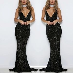 🆕Sequined Maxi Dress, Evening Gown